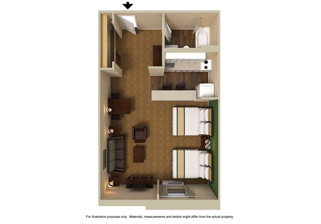 Extended Stay America Suites - Chicago - Lombard - Yorktown Center Phòng bức ảnh